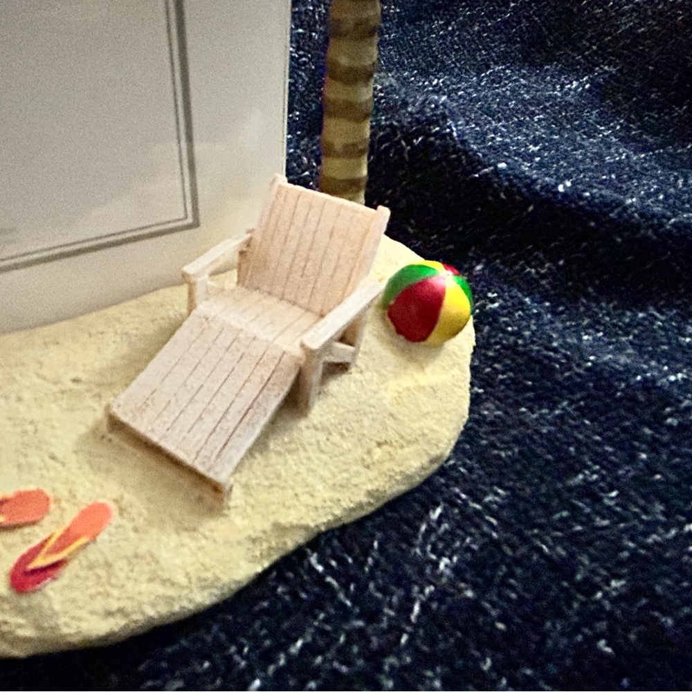 Sonoma Coastal Sandcastle Photo Frame - Cream and Green - Picture 3 of 7